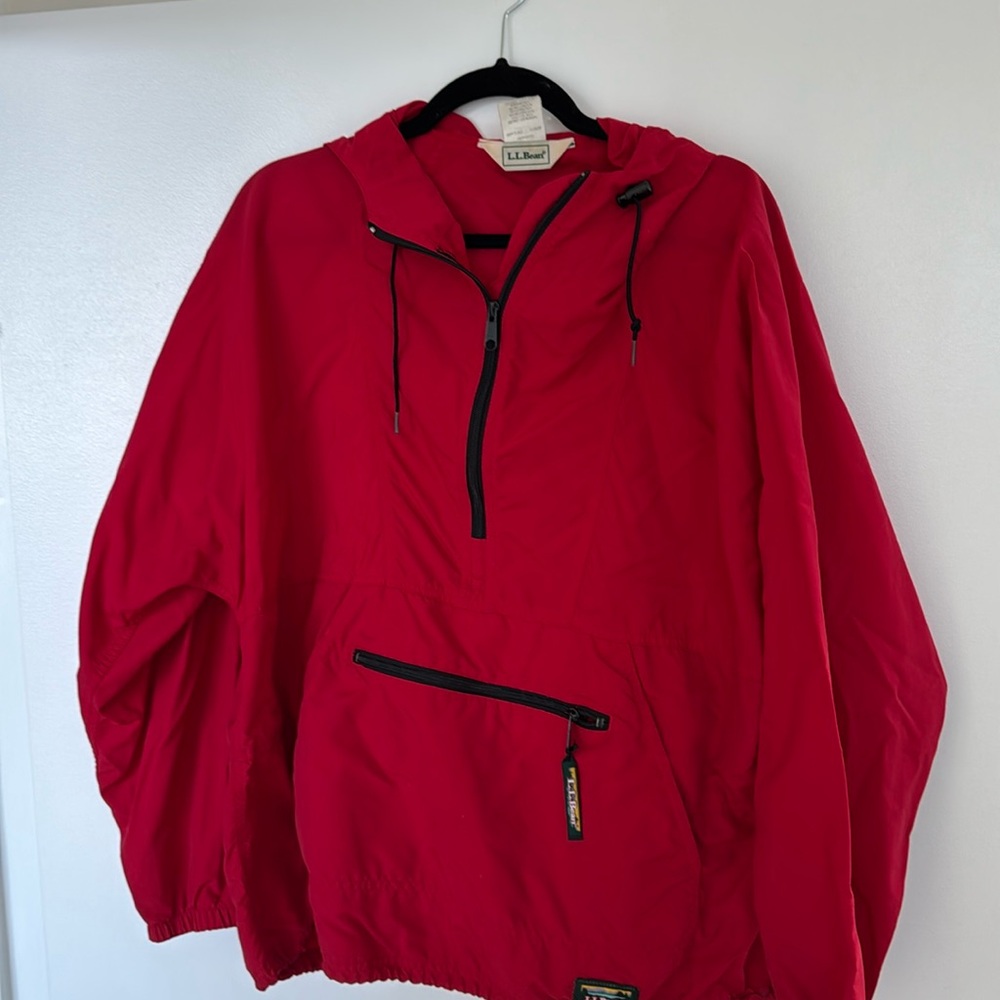 LLBean pullover windbreaker